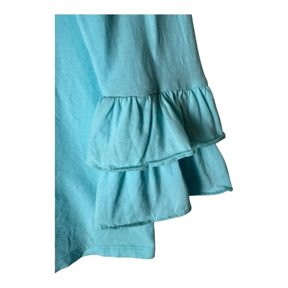 Lilly Pulitzer Shirt Youth‎ Girls XL Blue Cotton Long Bell Sleeve Tee Preppy - Picture 6 of 11